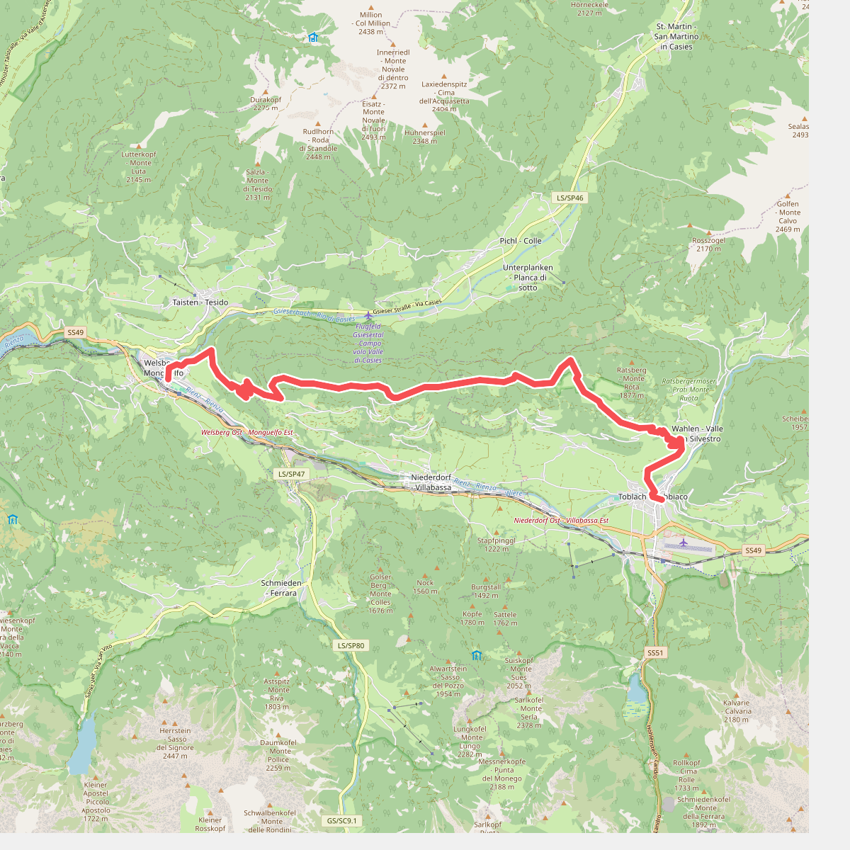 Römerweg - Via Romana