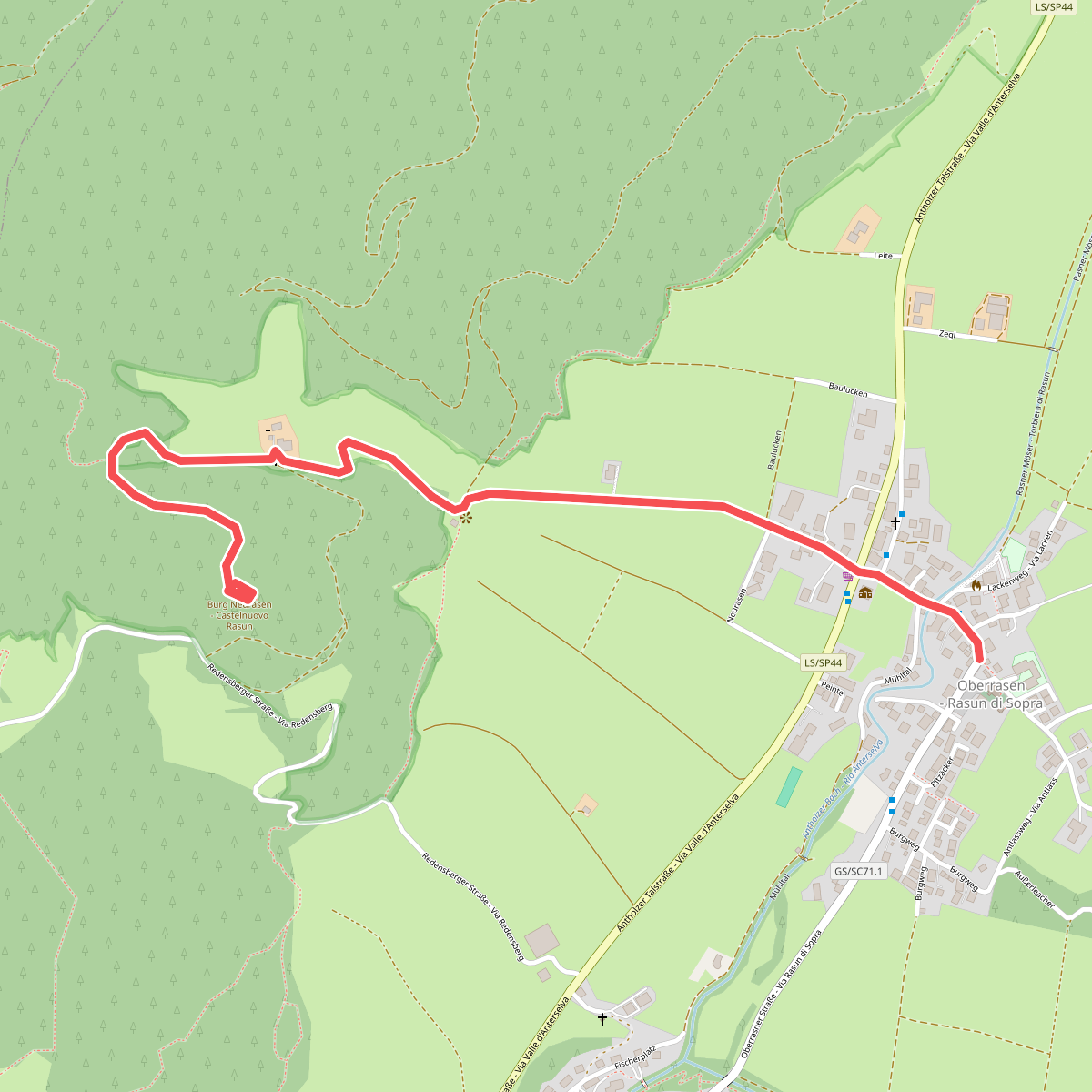 Ruinenweg Neurasen