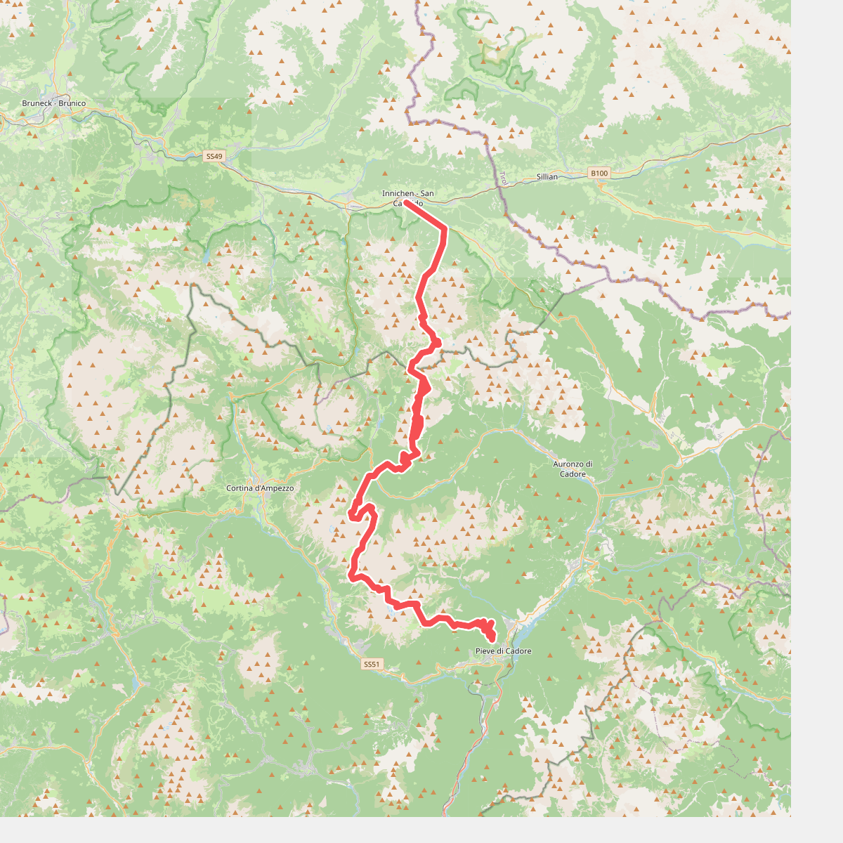 Alta via n. 4 delle Dolomiti - Dolomiten-Höhenweg Nr. 4