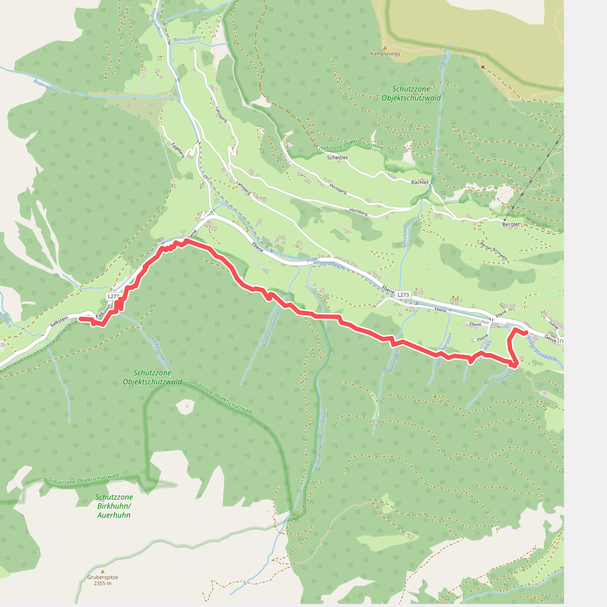 Wanderweg Kalkstein