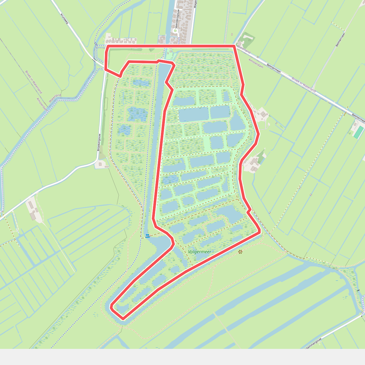 Rondje Volgermeer (geel)