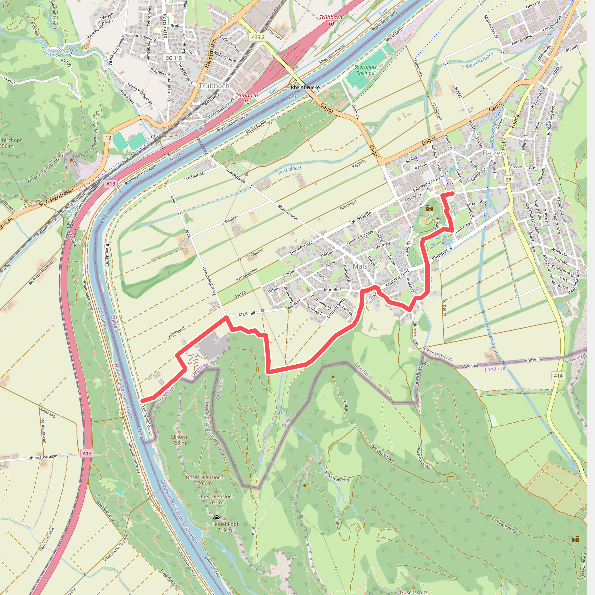 Balzers - Maels - Ellhorn