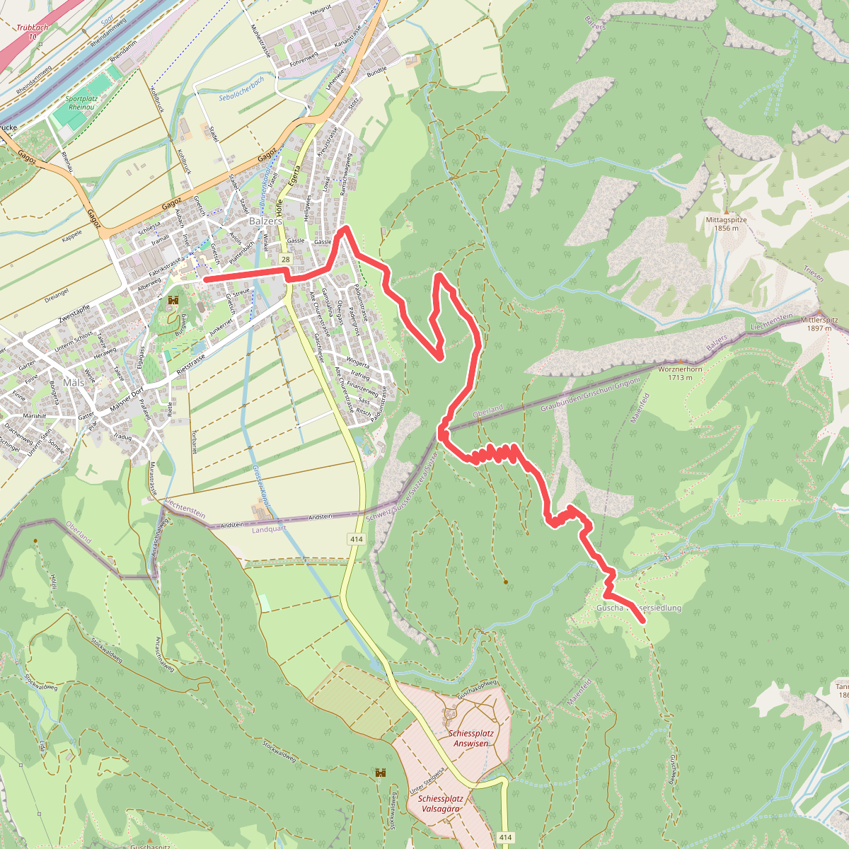 Balzers - Guscha (CH)