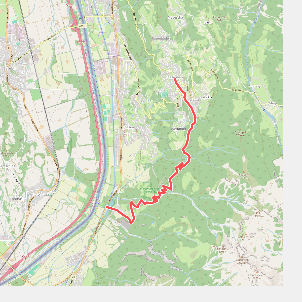 Landstrasse-Saege - Wilda Bongert - Triesenberg