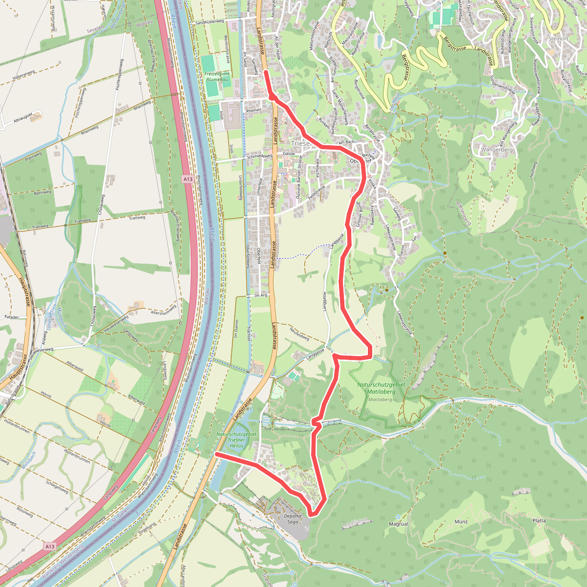 Landstrasse-Saege - Wilda Bongert - Triesen Post