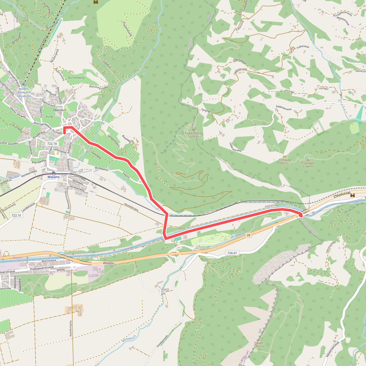 Malans - Felsenbach