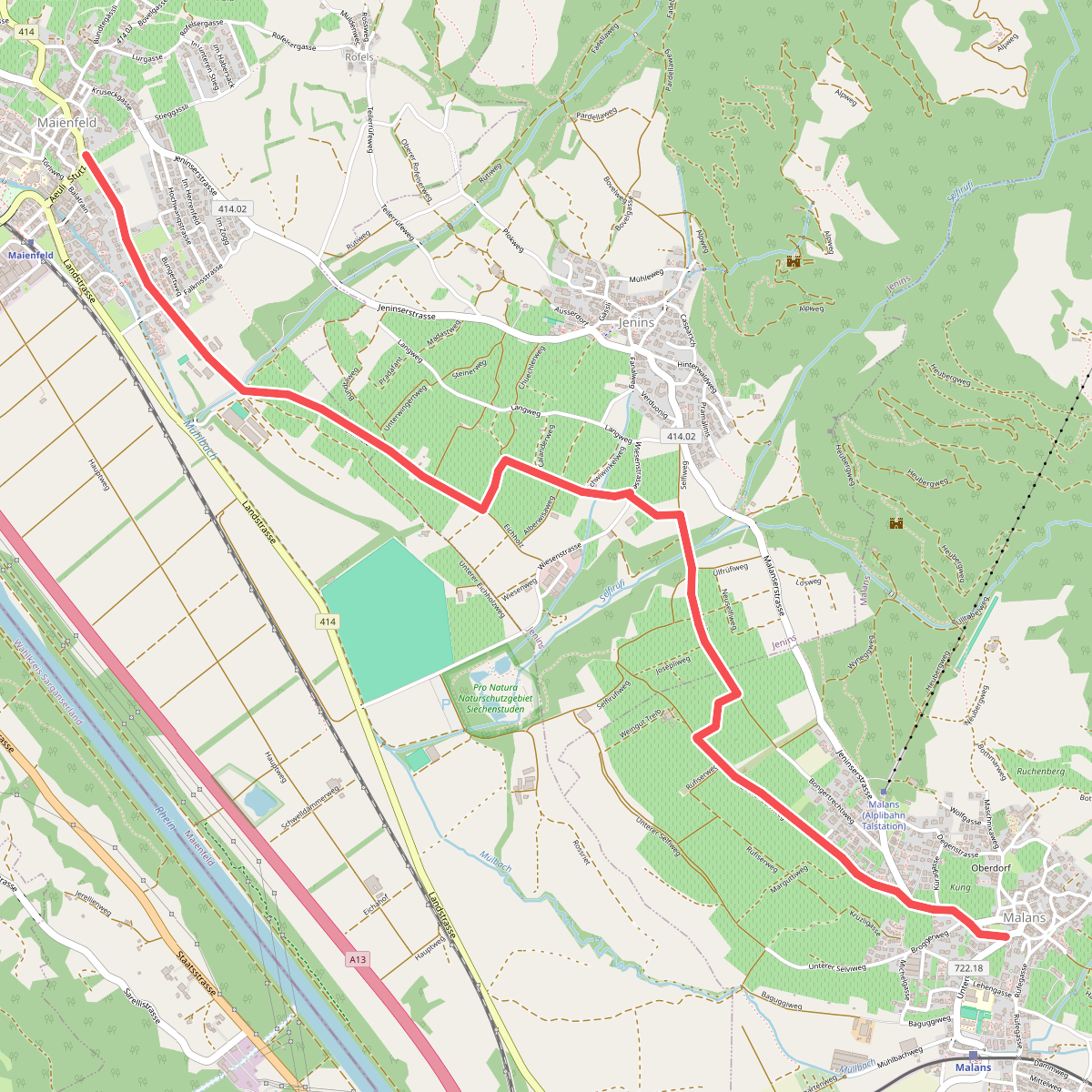 Meienfeld - Malans