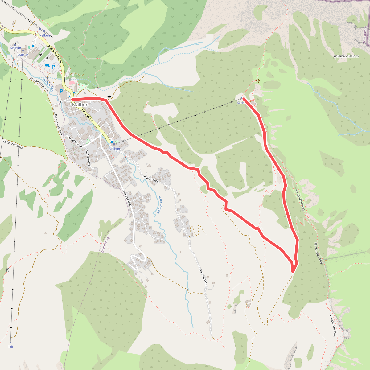 Bergstation Sareis - Malbun