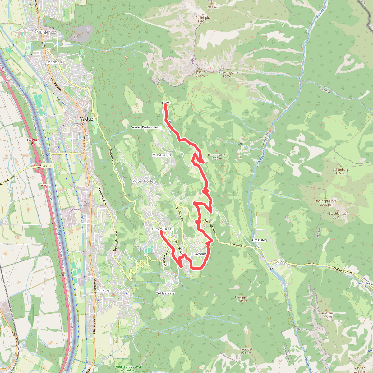 Gaflei - Silum - Triesenberg