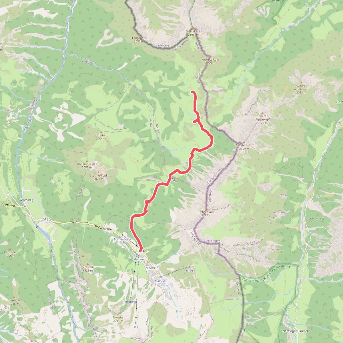 Guschgfiel - Malbun Bergbahnen