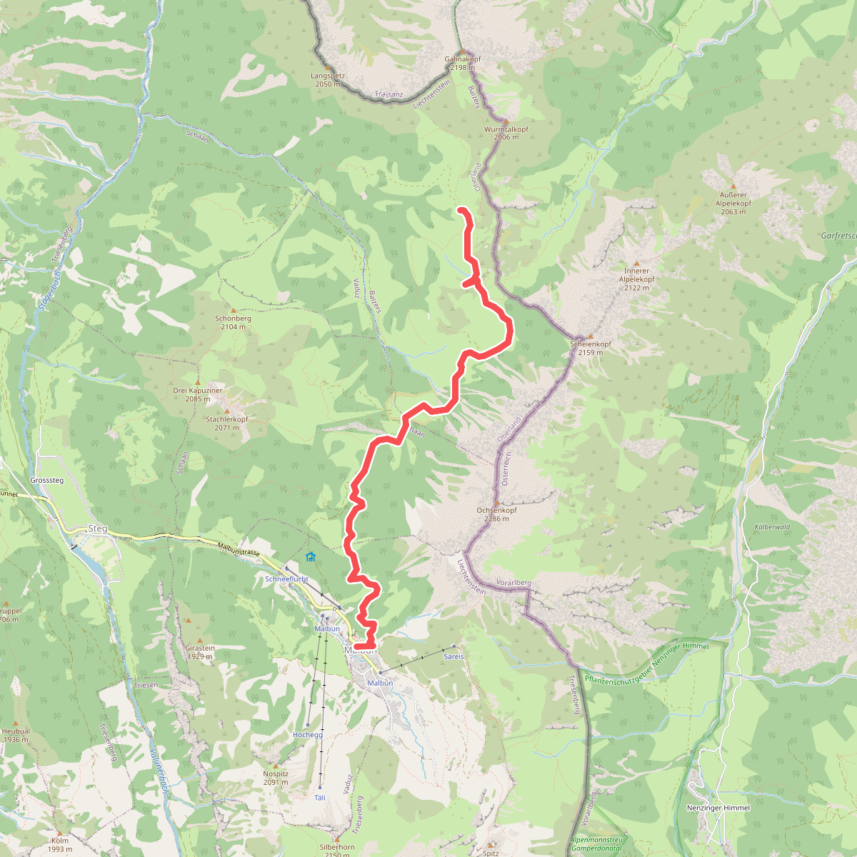 Guschgfiel - Malbun Bergbahnen