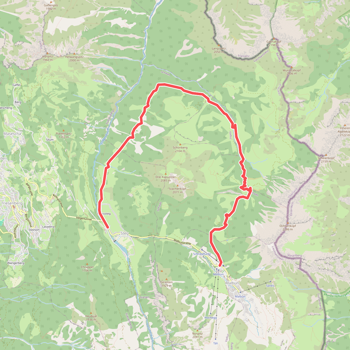 Malbun Bergbahnen - Steg