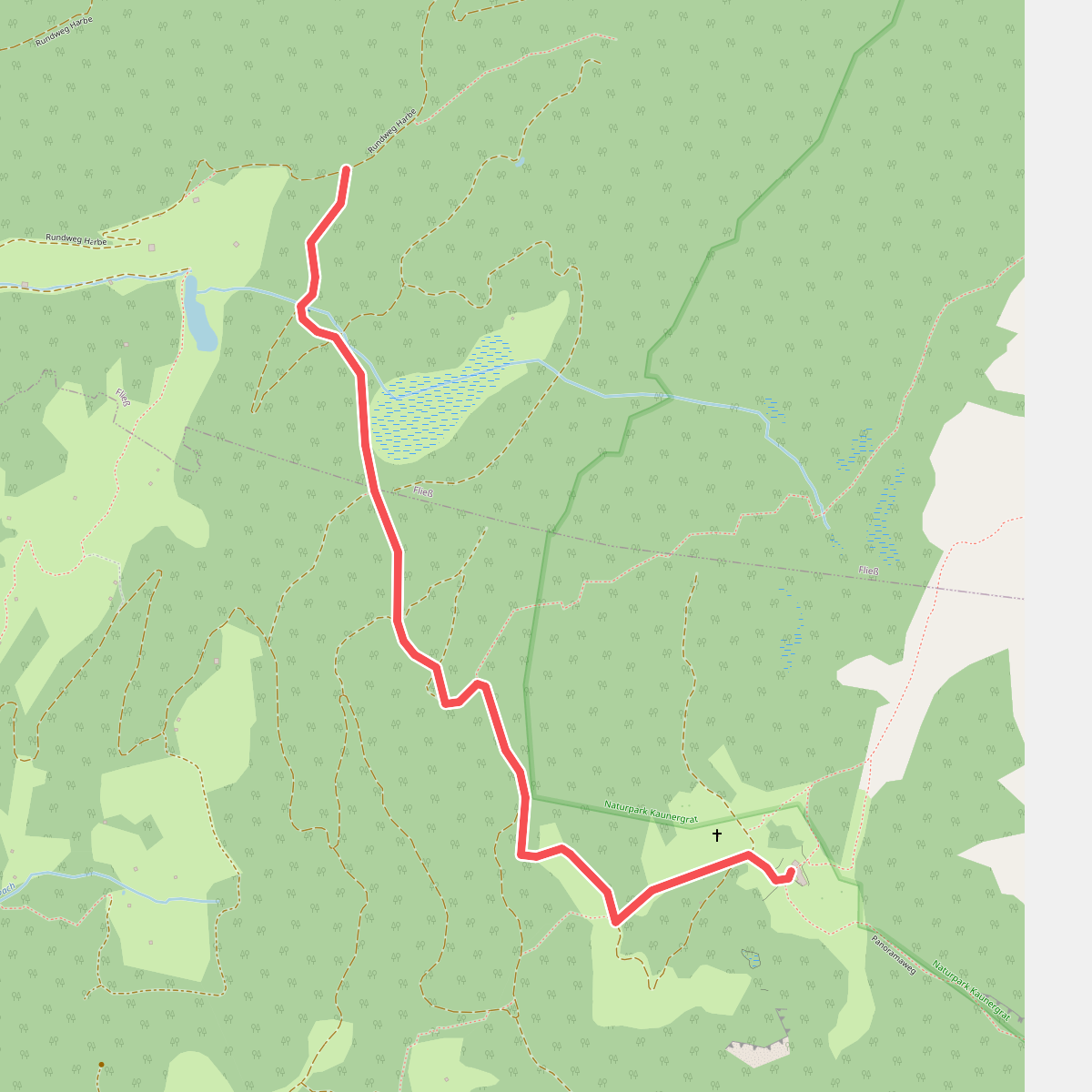 Aifneralm Wanderweg