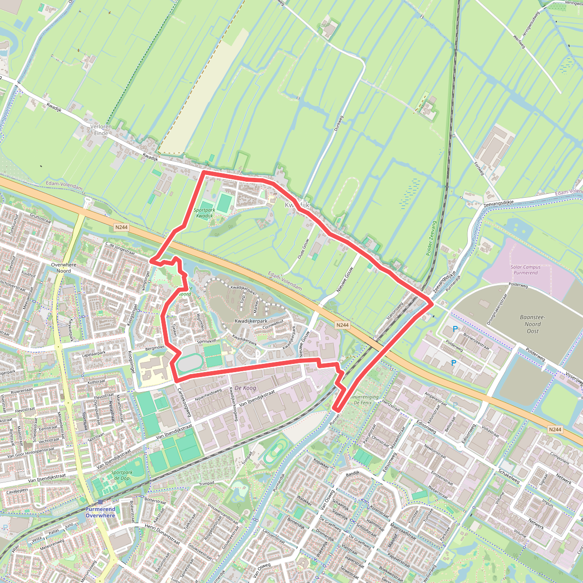 Ommetje Kwadijkeroog (blauw) 