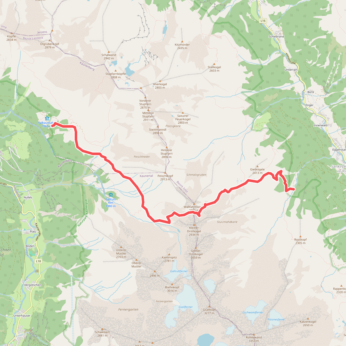Wanderweg 929