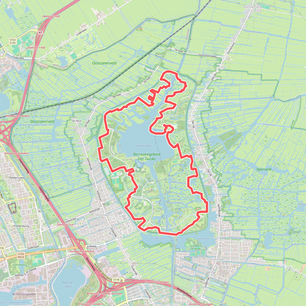 Twiskeroute (rood)