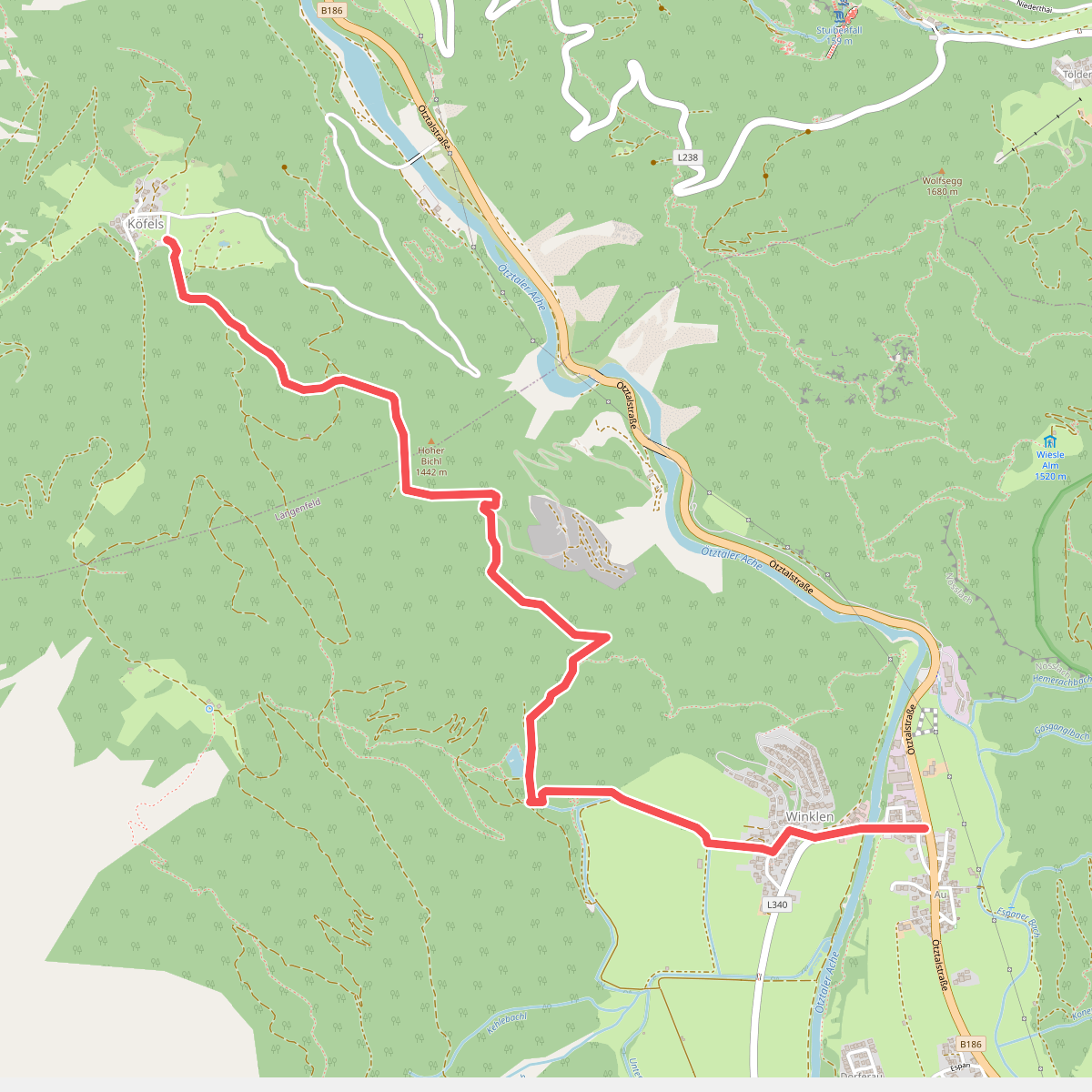 Winklen - Köfels