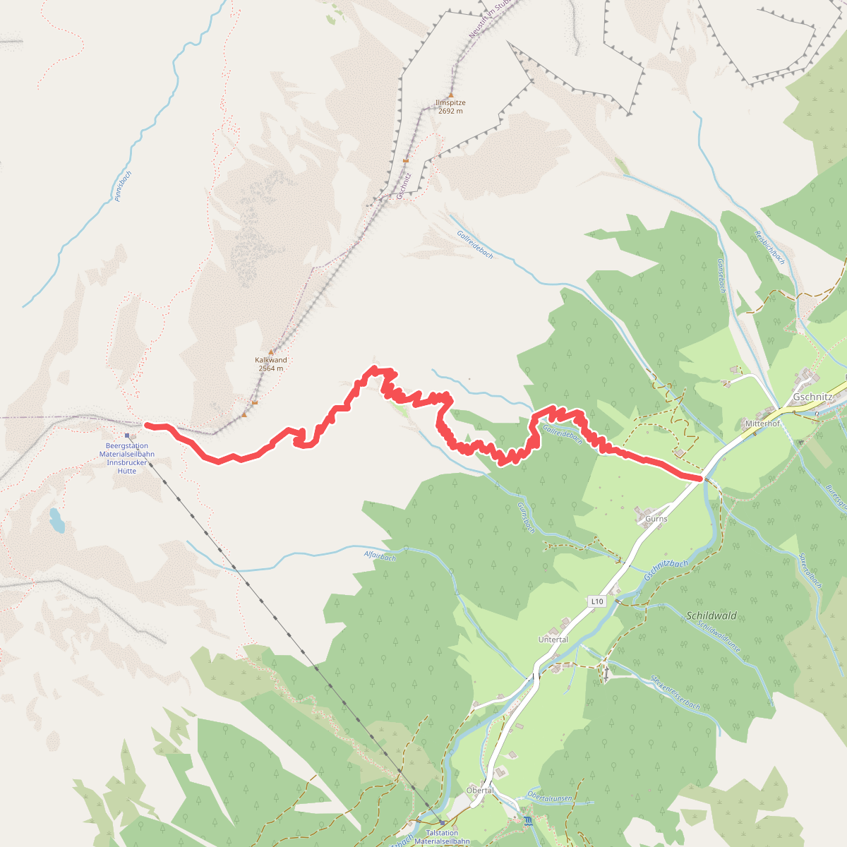 Jubiläumssteig Innsbrucker Hütte