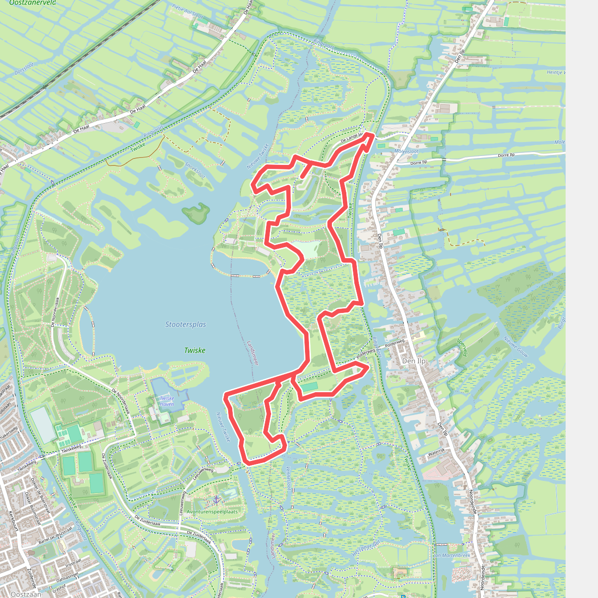 Honderd Morgenroute (geel)