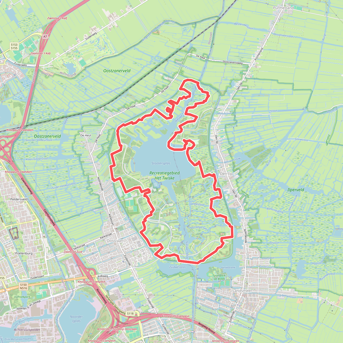 Twiskeroute (rood)