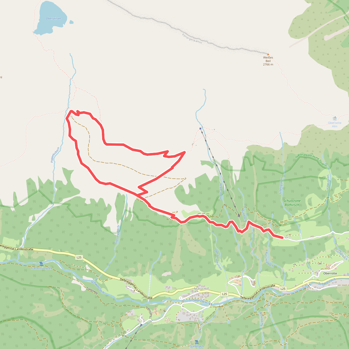 Alpenblumenweg (kurzer Rundweg)