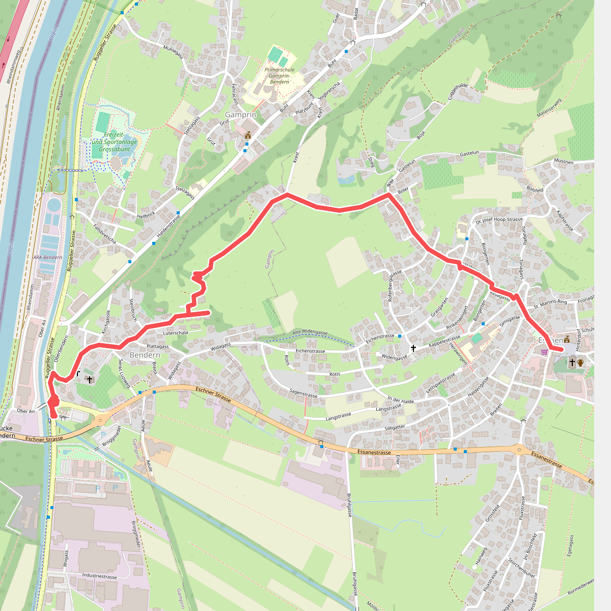 Bendern - Schoenabueel - Eschen