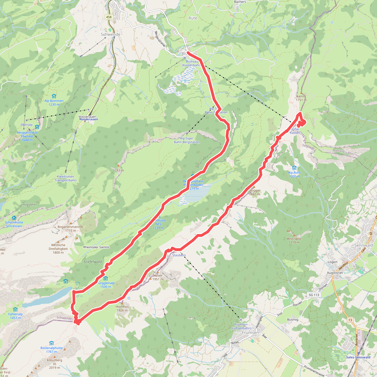 Geologischer Wanderweg Alpstein