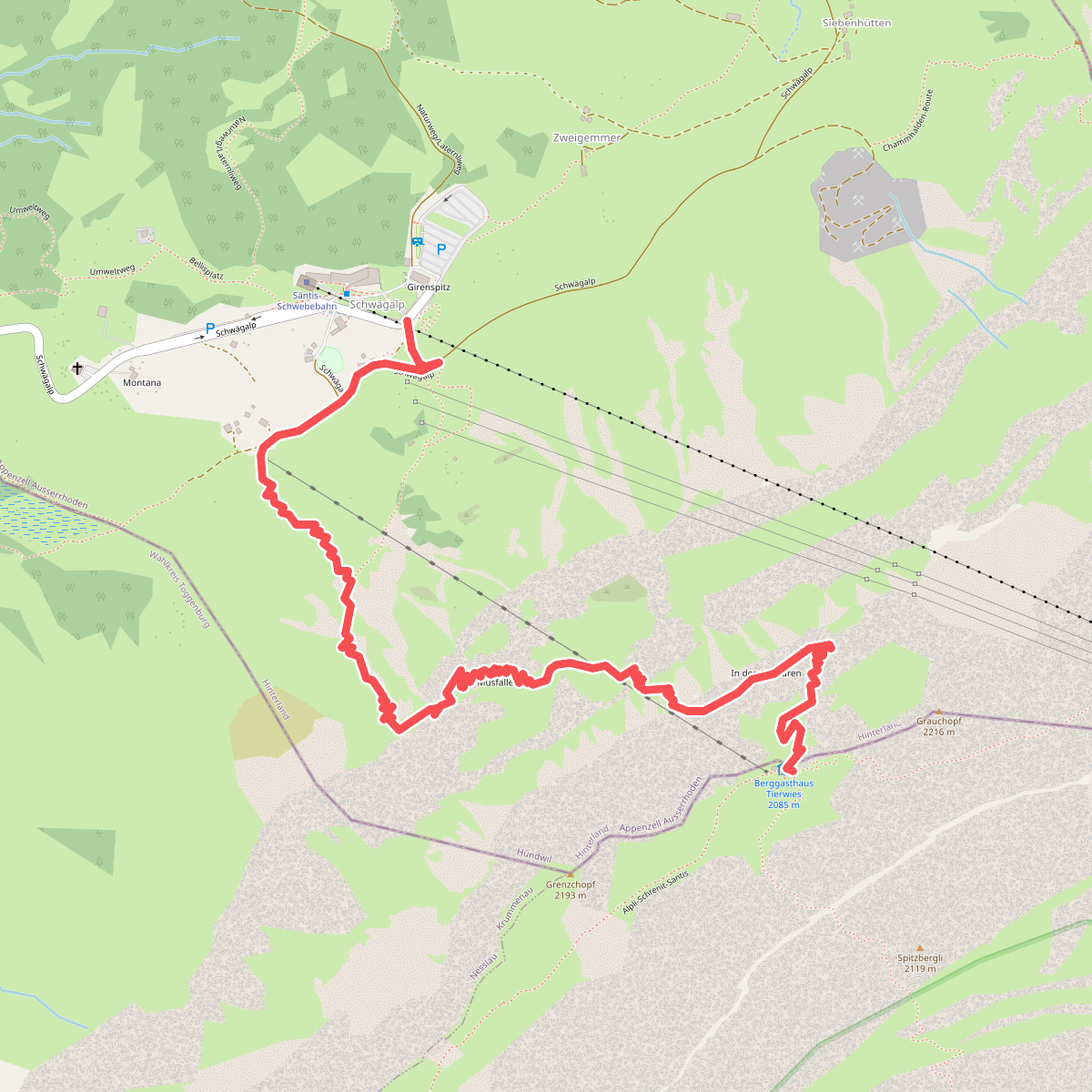 Schwägalp - Tierwies