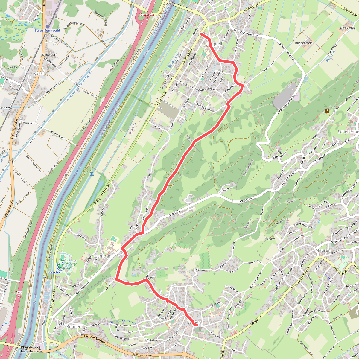 Eschen - Bueel - Ruggell