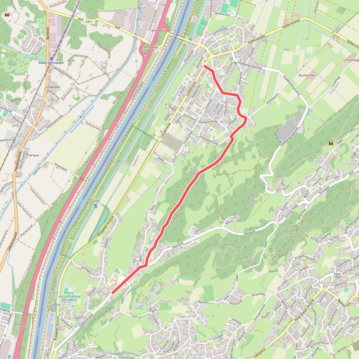 Gamprin - Taelewald - Ruggell
