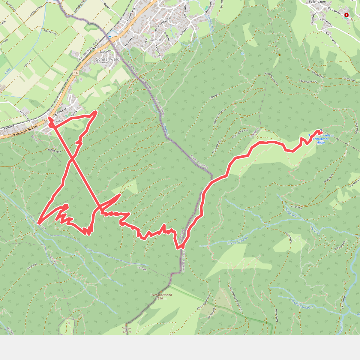 Feldkircher Huette (A) - Schaanwald