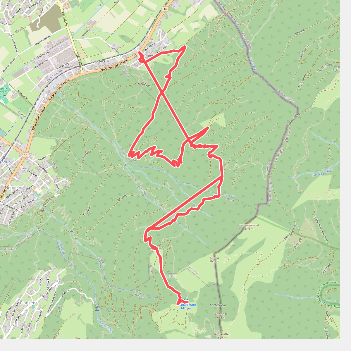 Gafadurahuette - Alpzinken - Schaanwald