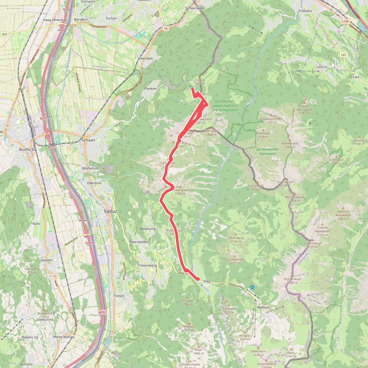 Gafadurahuette - Bargaella - Steg