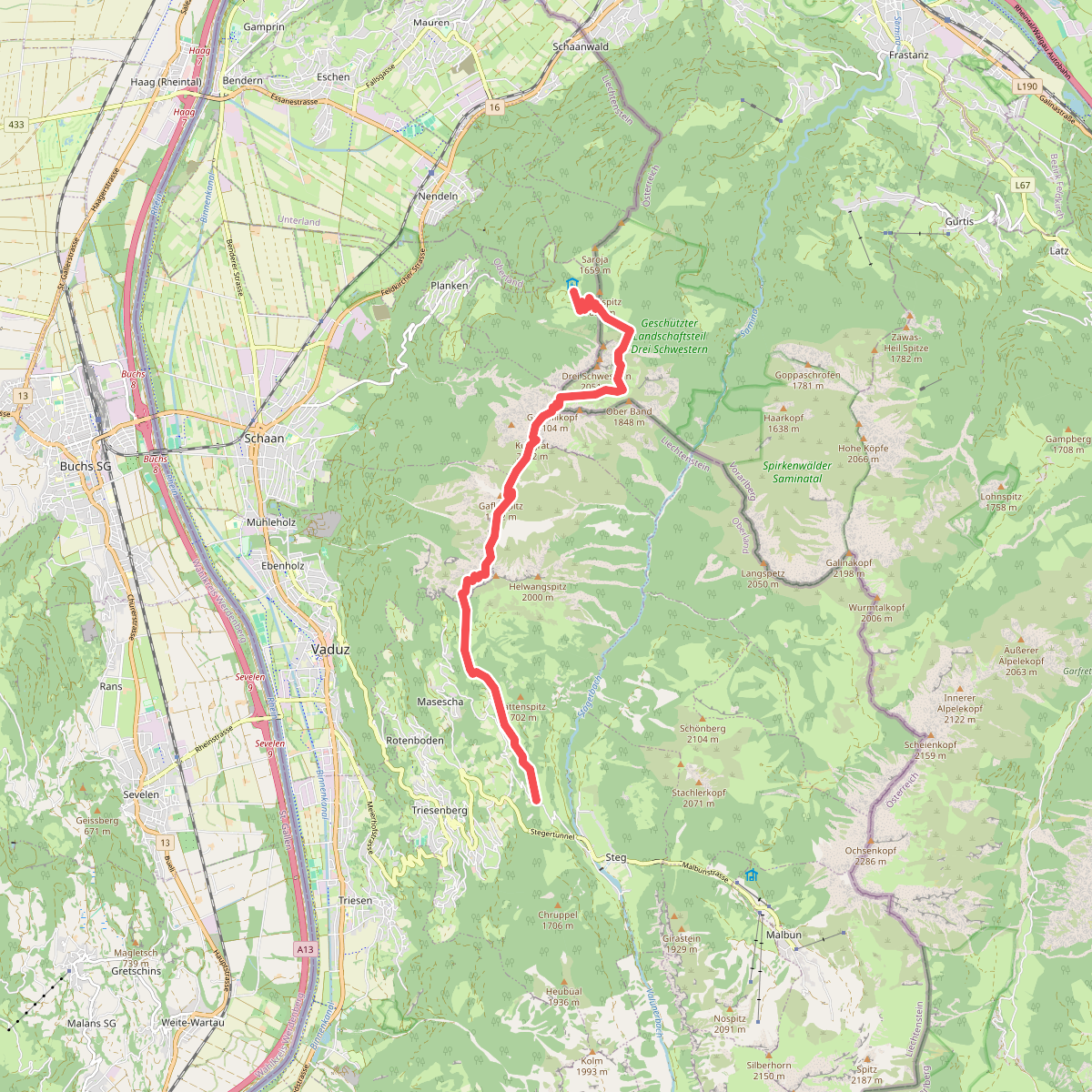 Liechtensteiner Panoramaweg