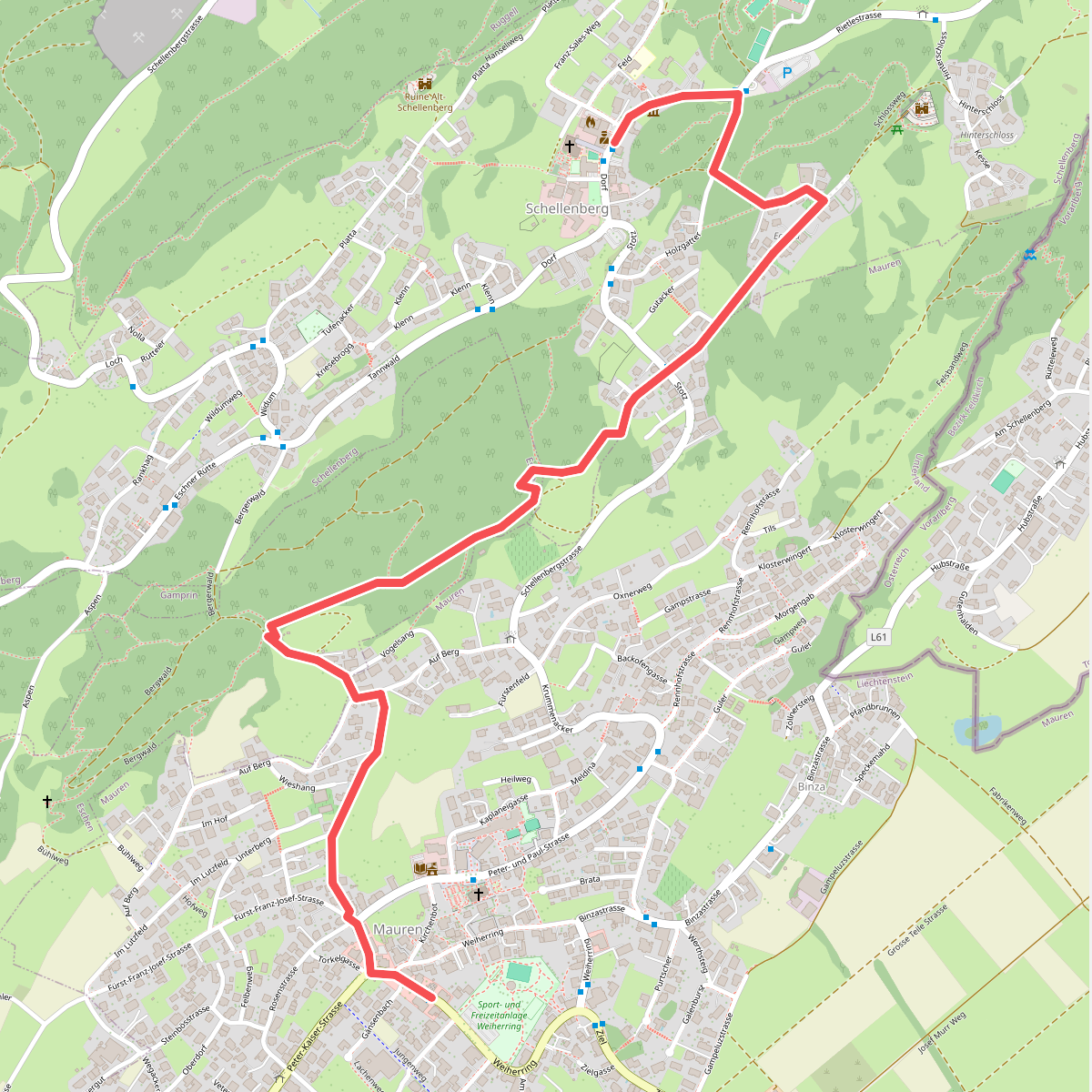Mauren - Mittlerer Schellenberg