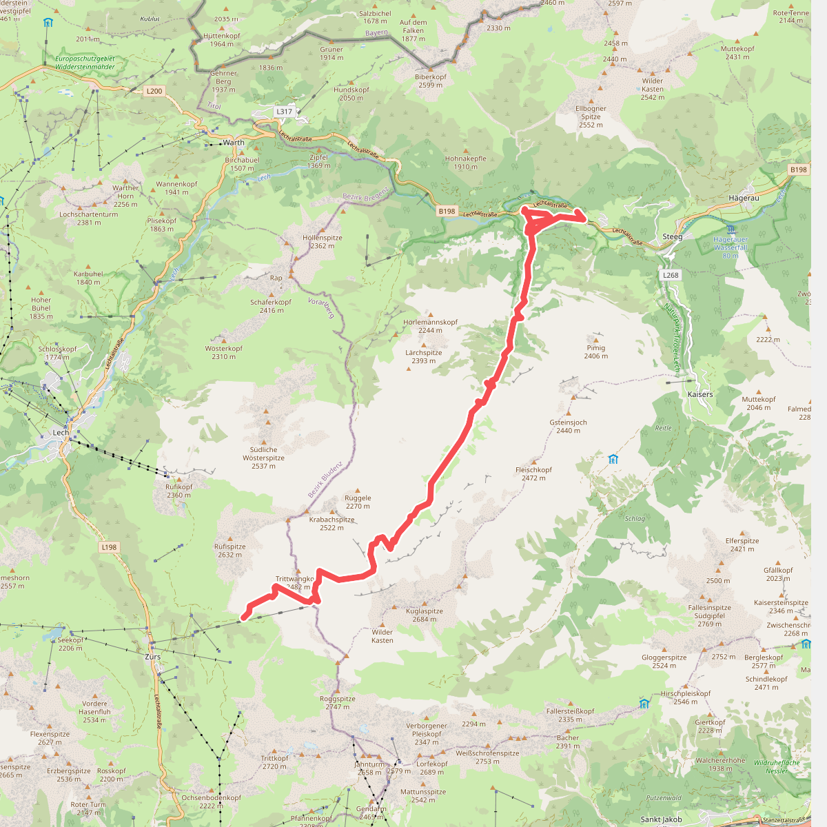Wanderweg 643