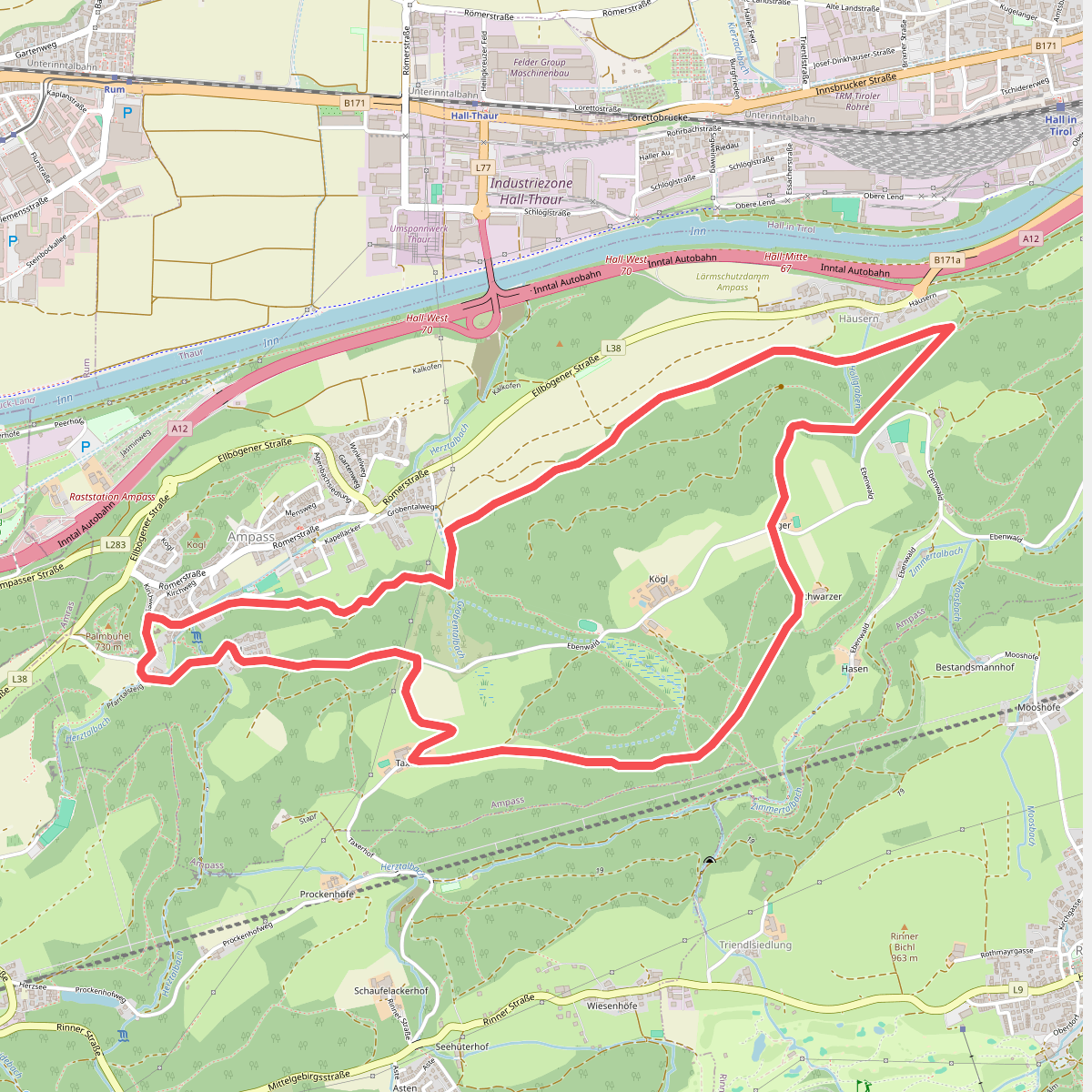 Rundwanderweg Ebenwald