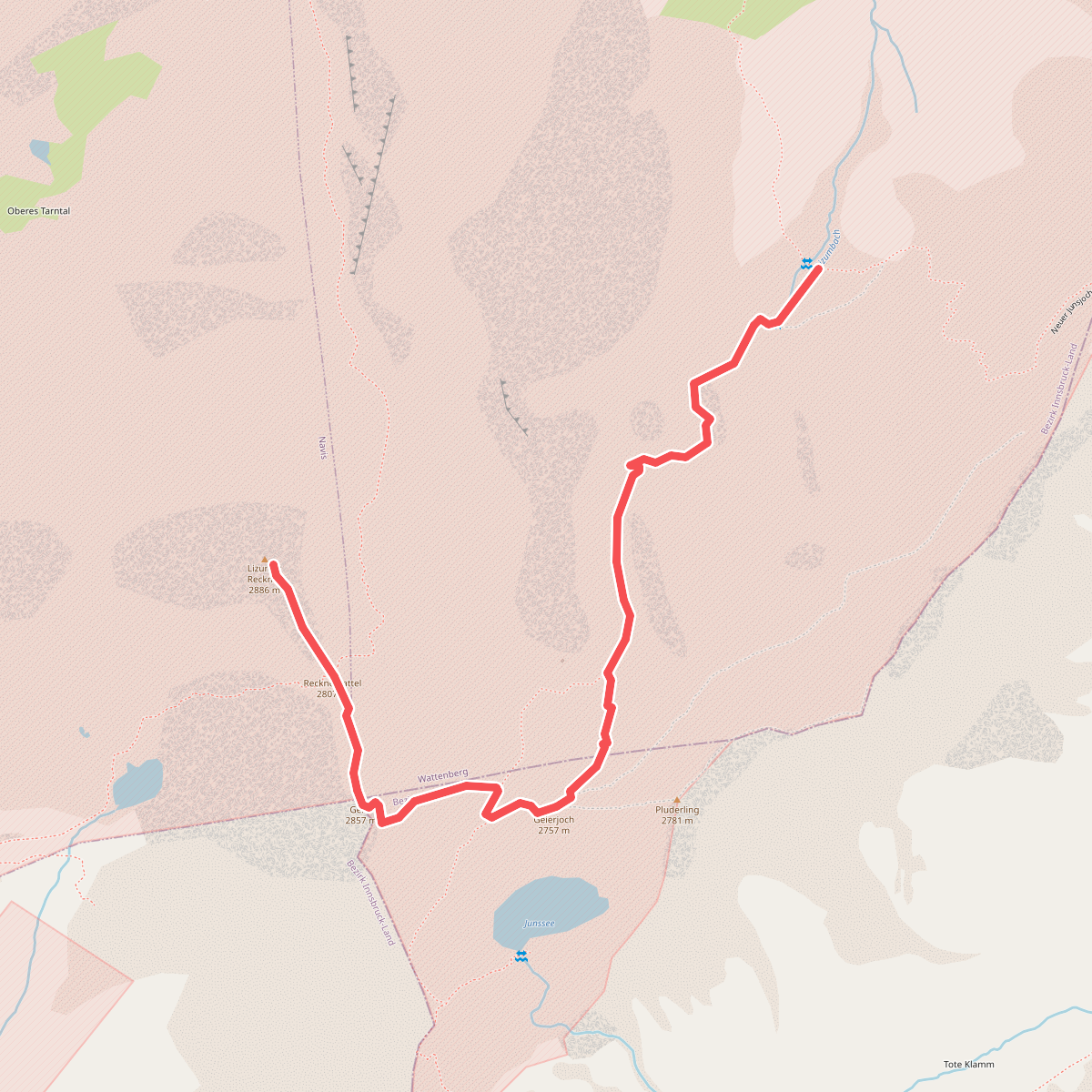 Junsjochsteig - Geier - Lizumer Reckner