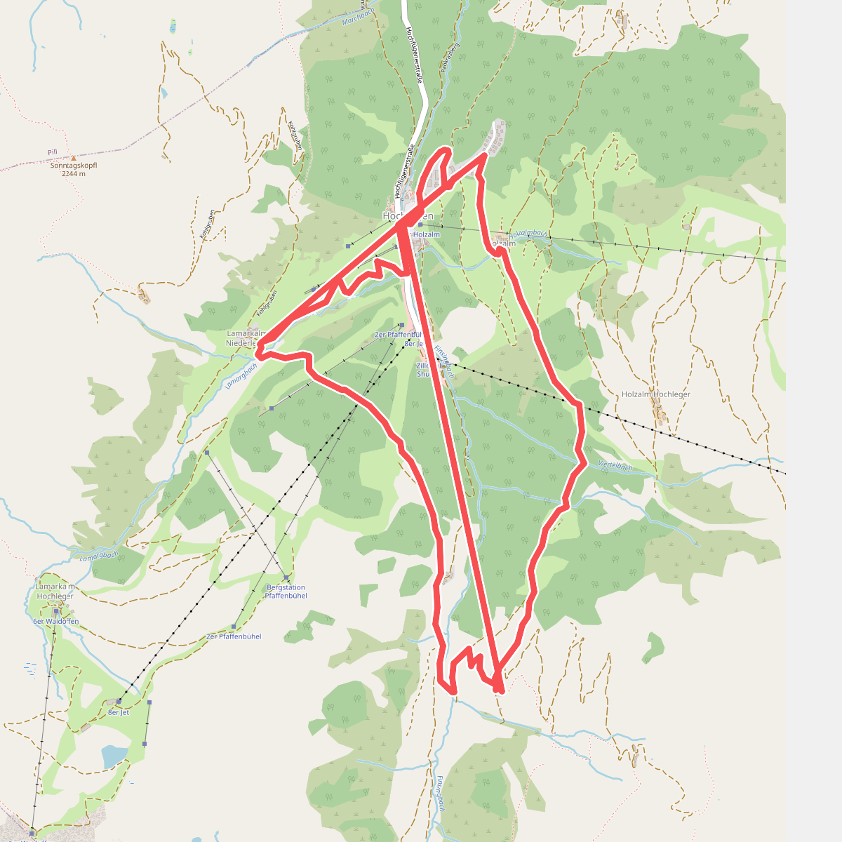 Wanderweg 23 - Hochfügen