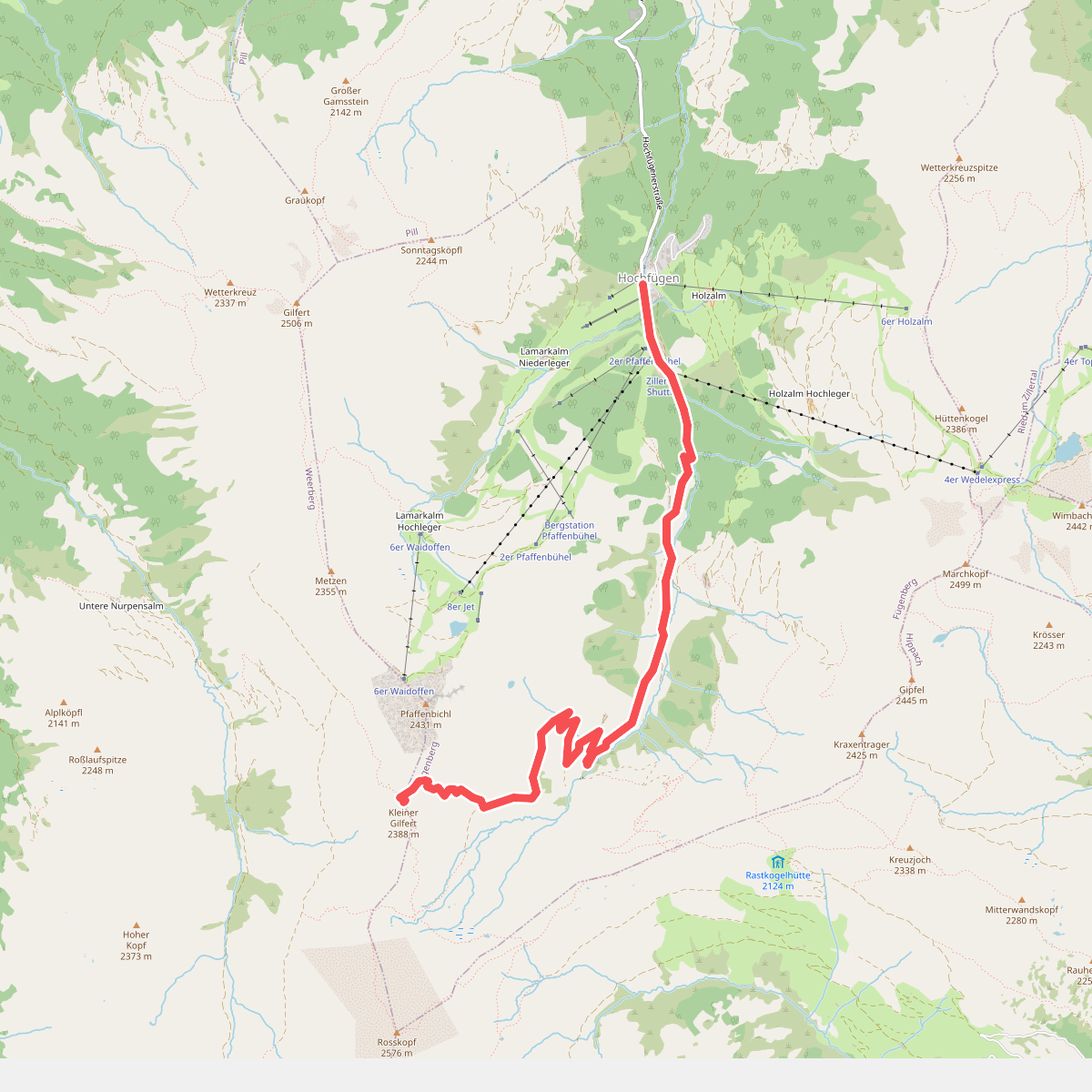 Wanderweg 27 - Hochfügen