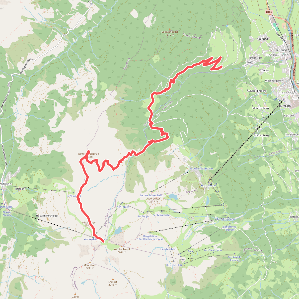 Wanderweg 31 - Kaltenbach