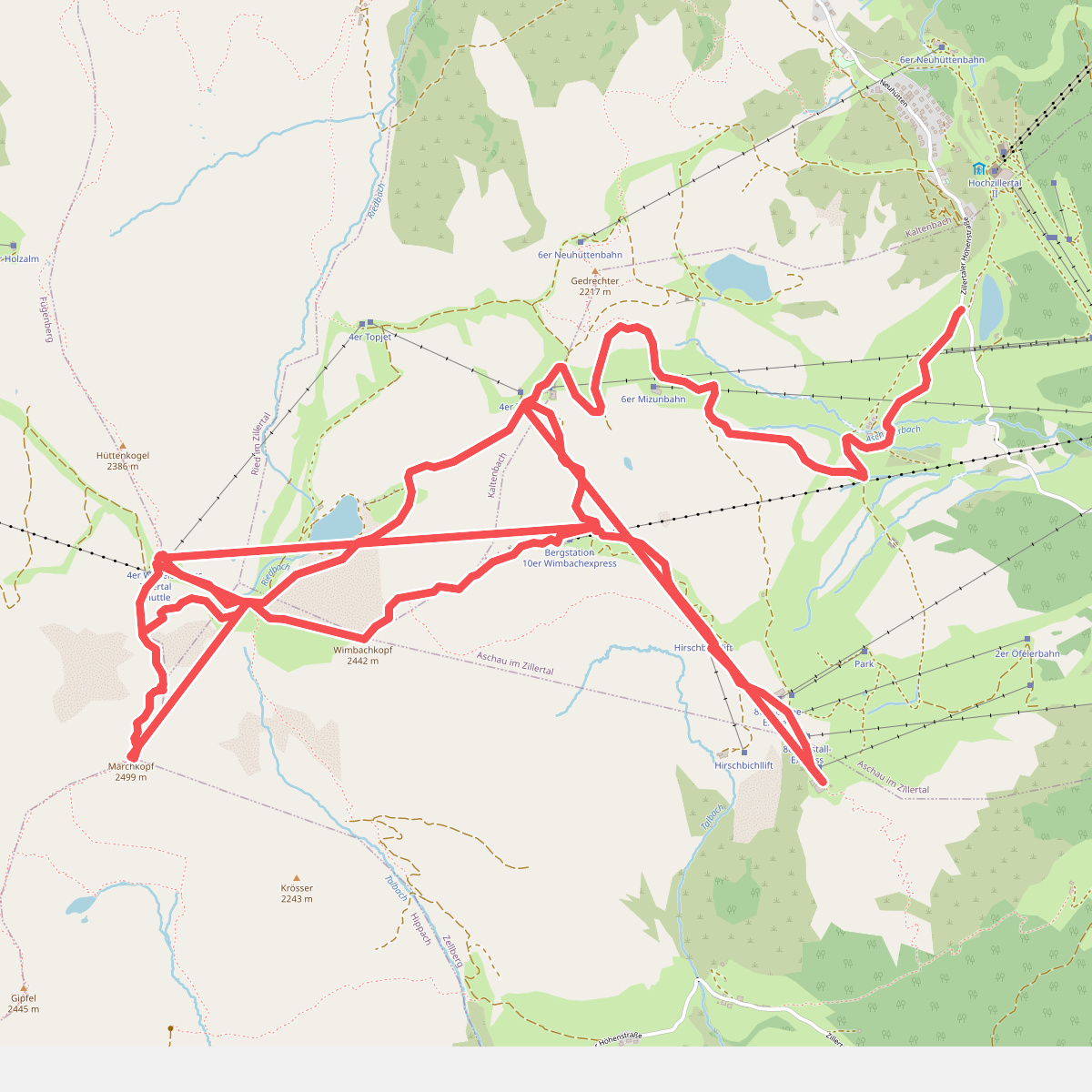 Wanderweg 35 - Kaltenbach