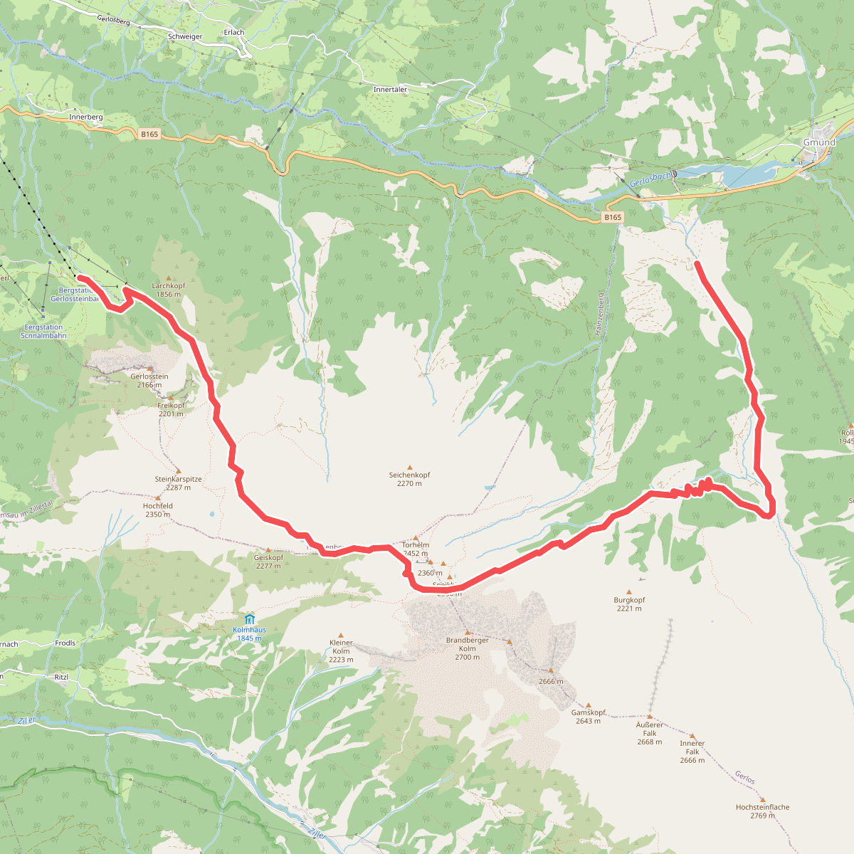 Wanderweg 8 - Gerlos