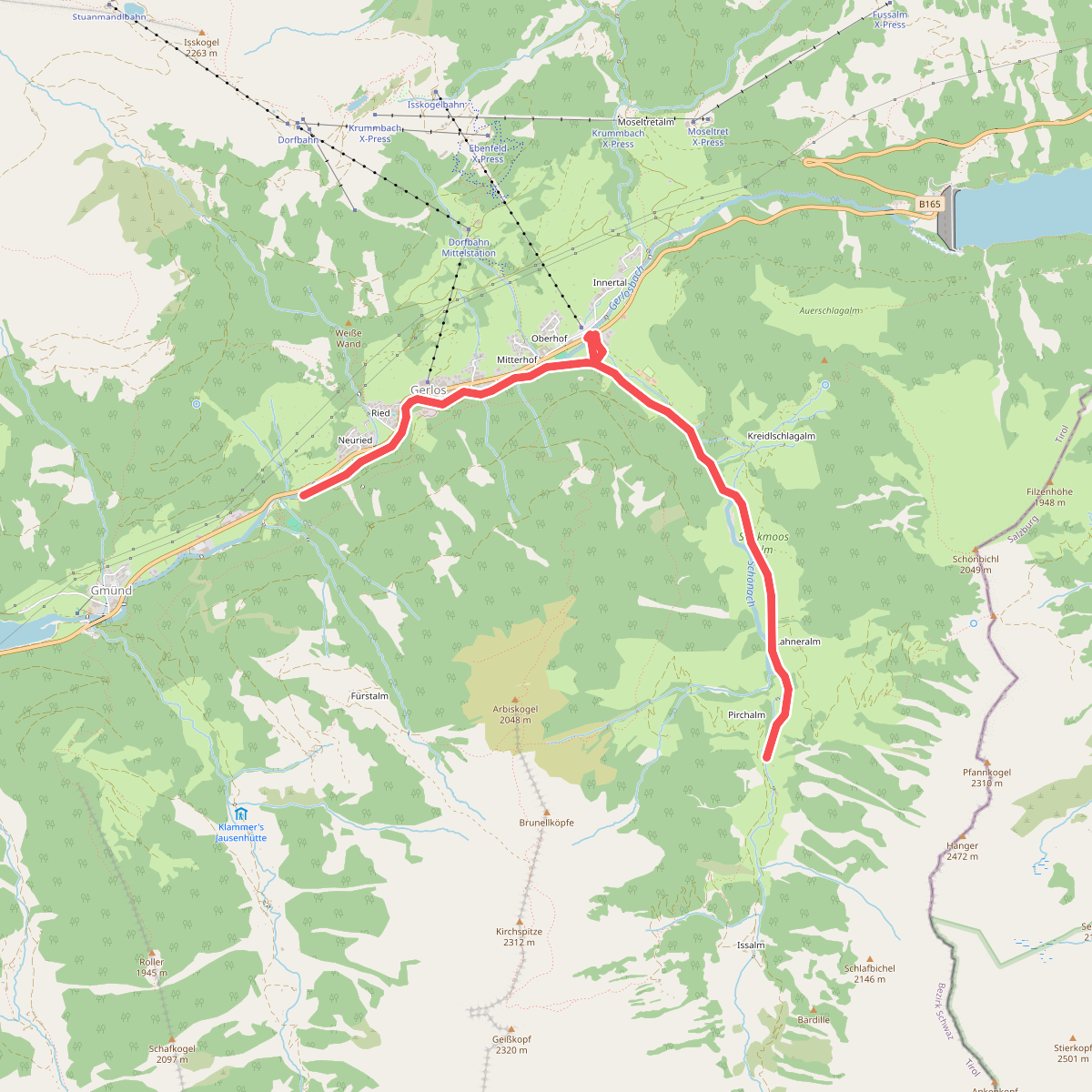 Wanderweg 511 - Gerlos