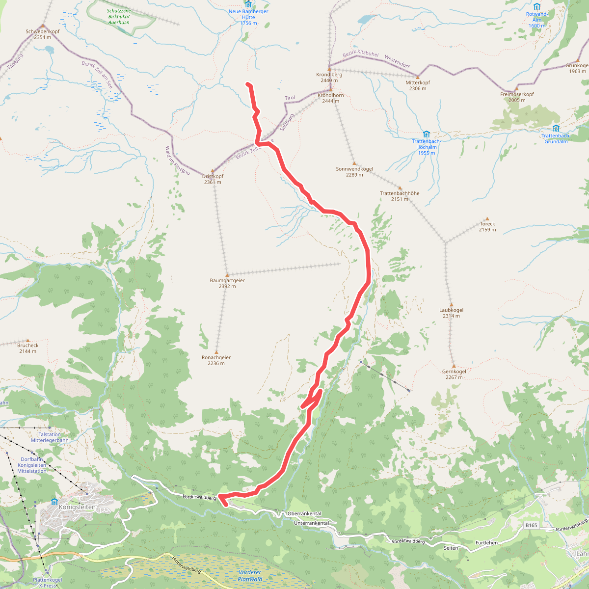 Wanderweg 734 - Oberpinzgau