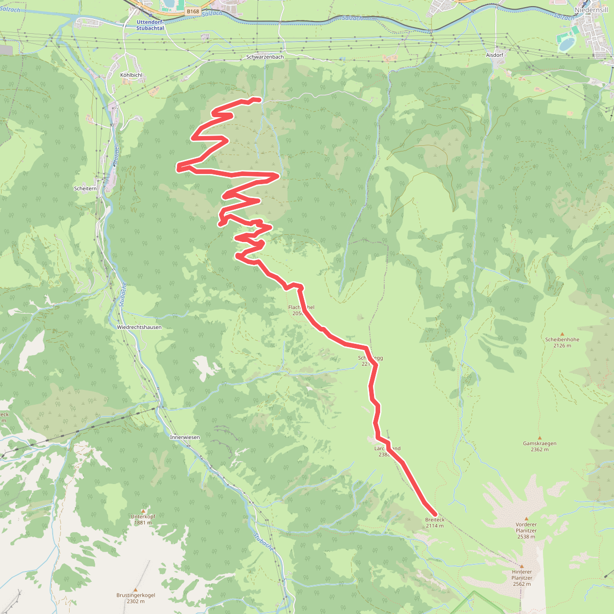 Uttendorf-Scheidegg-Lärchwand