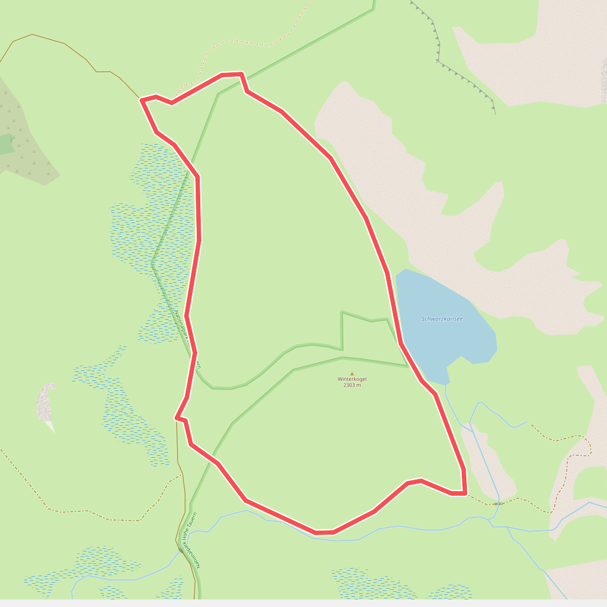Schwarzkarlsee Rundwanderweg