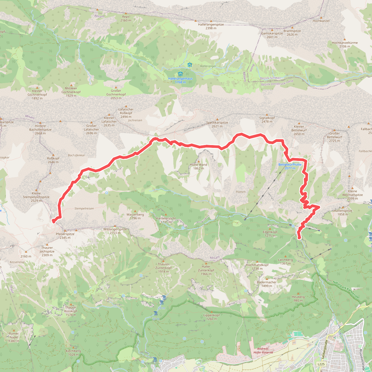 Wanderweg 222