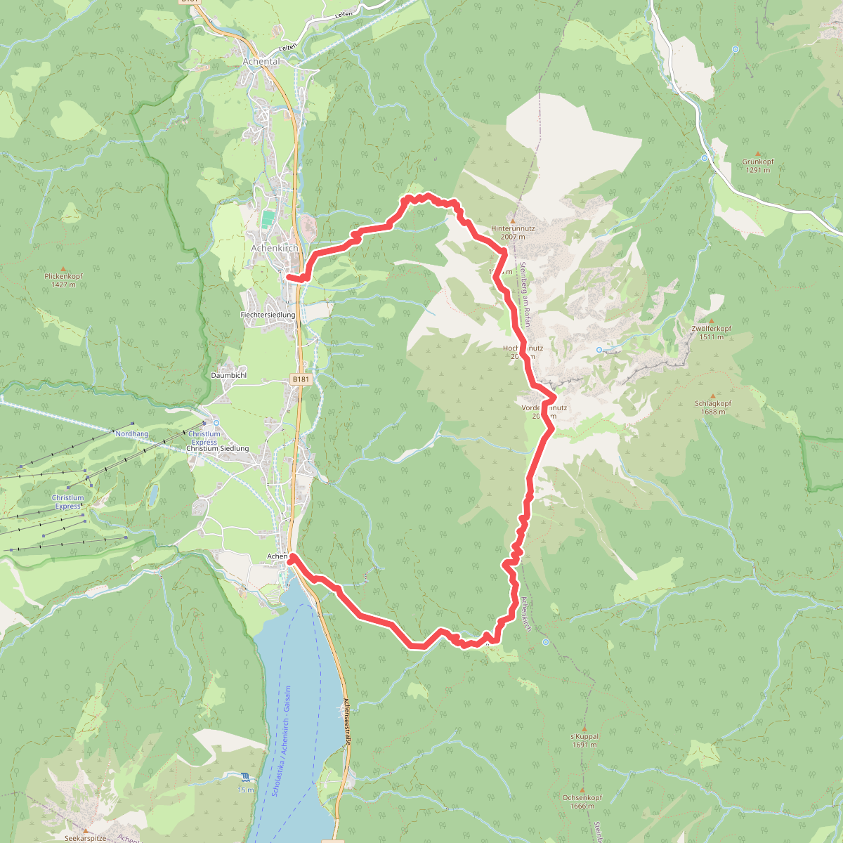 Wanderweg Unnutze