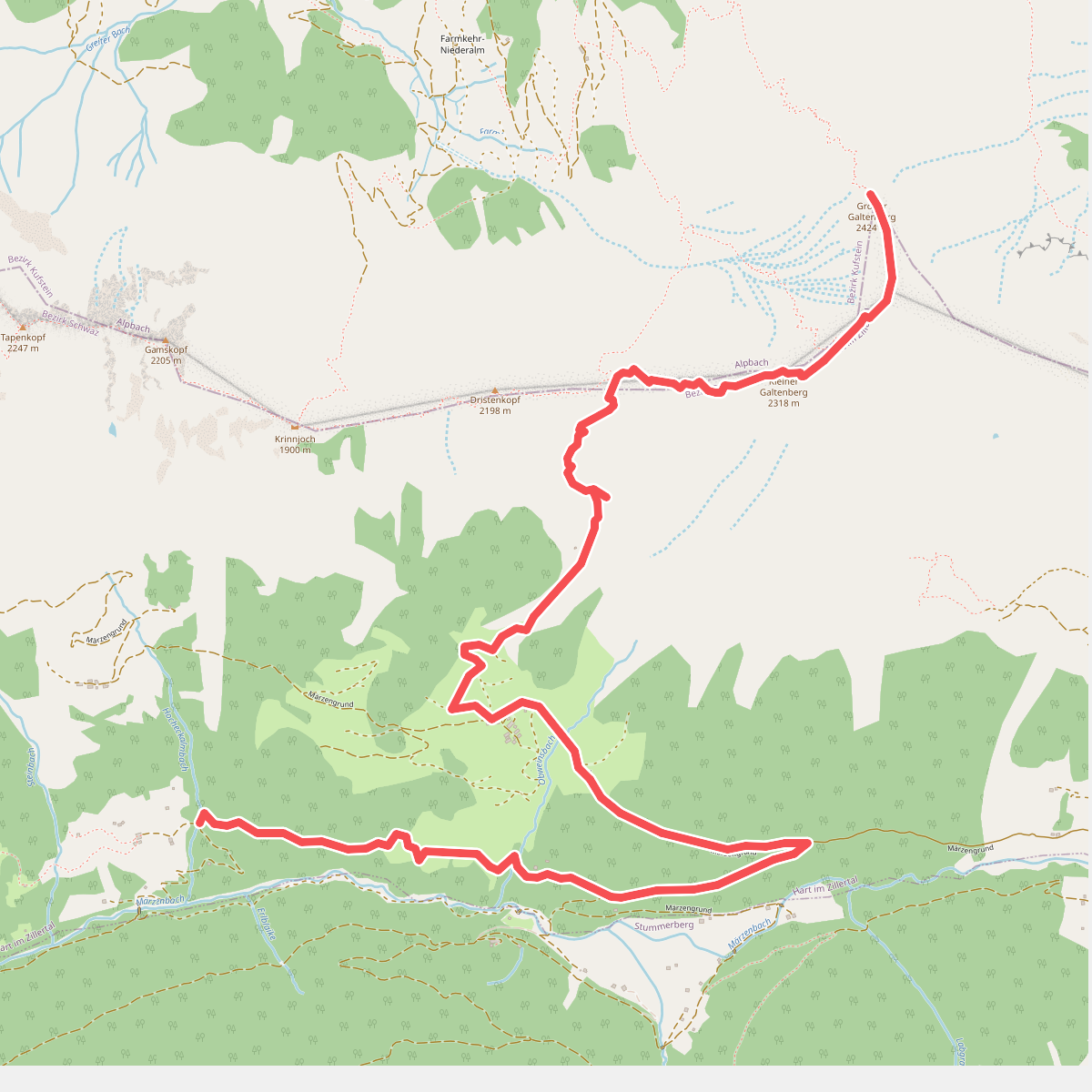 Wanderweg 38 - Stumm